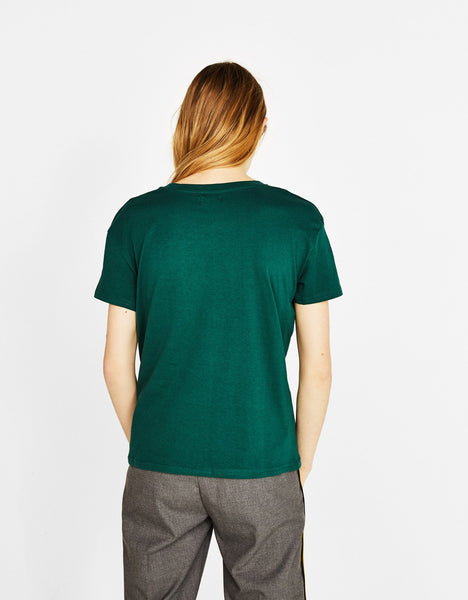 Ecologically grown cotton T-shirt with slogan