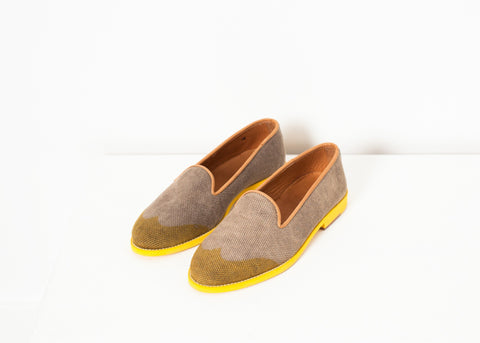 Wingtip Loafer in Yellow